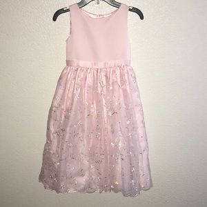 Girls sz 7 pink dress, pretty and girly